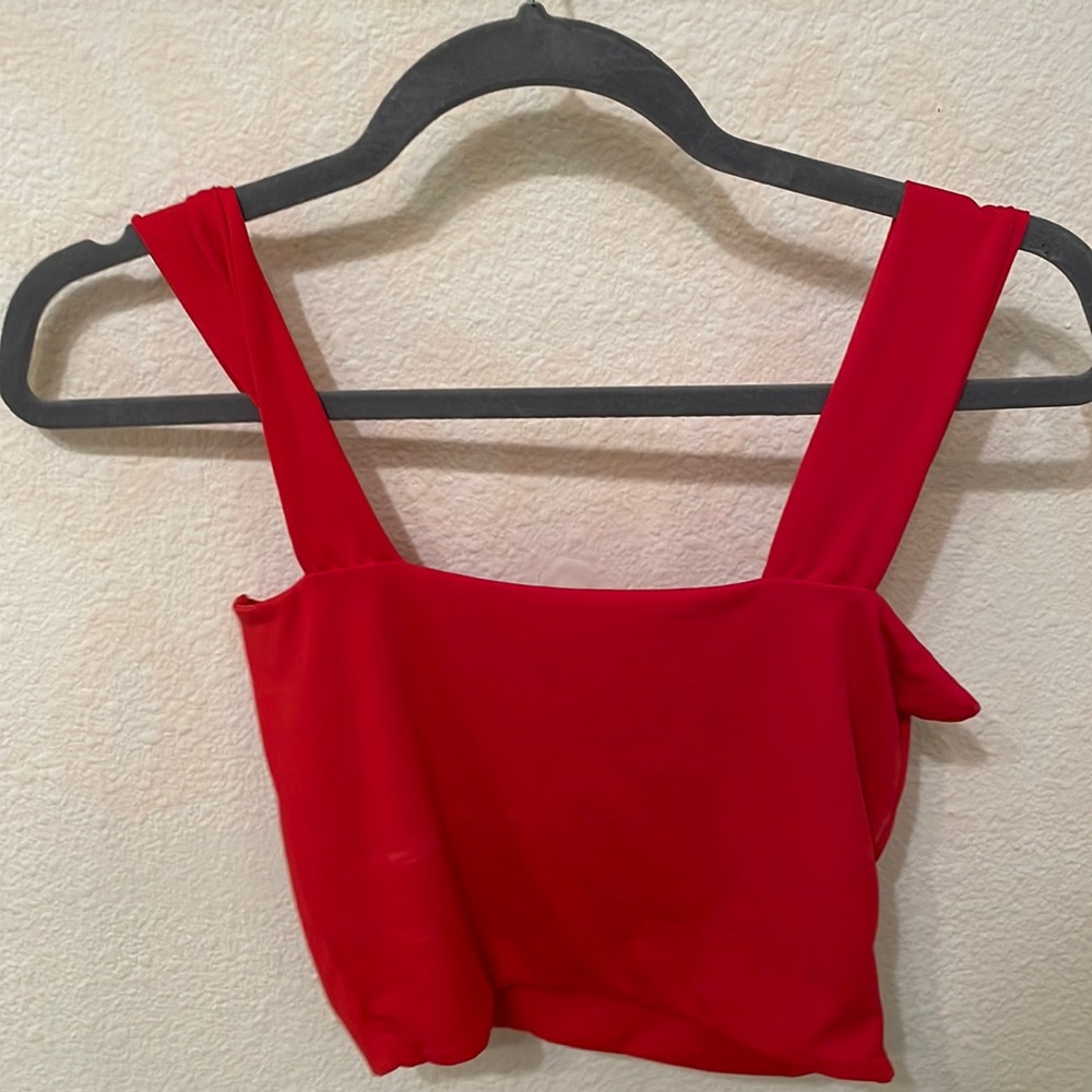 Just about the cutest top ever for going out or dinner out super flattering!